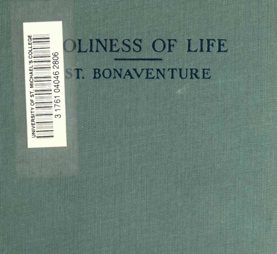 HOLINESS OF LIFE