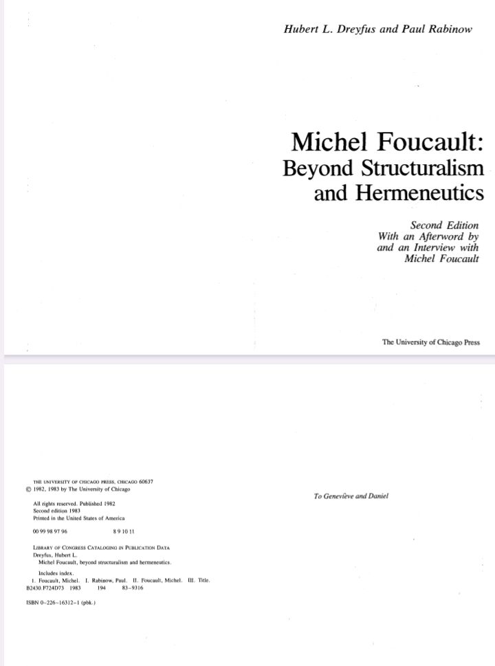 Michael Foucault: Structuralism and Hermeneutics
