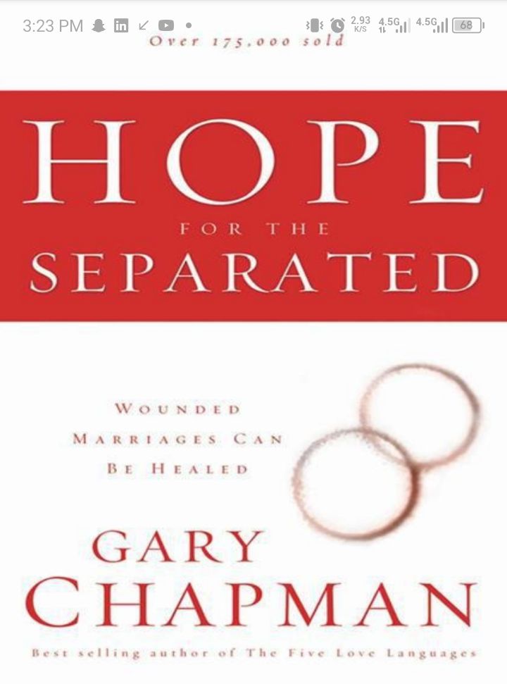 HOPE FOR THE SEPARATED WOUNDED MARRIAGES CAN BE HEALED