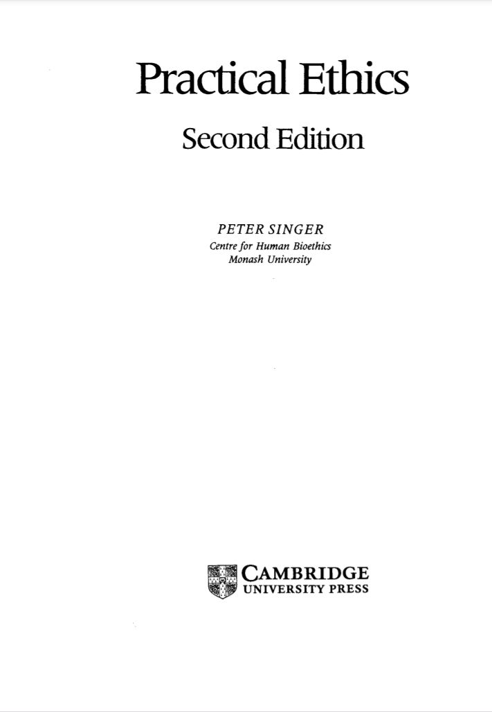 Practical Ethics